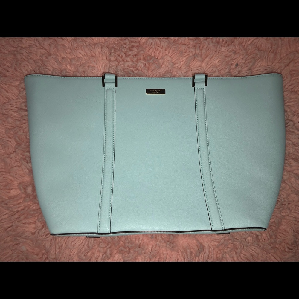 Kate spade blue tote bag purse